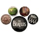 image 1 of The Beatles Button Badge Set - Multicoloured - One Size