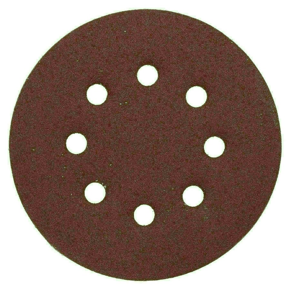 image 1 of 125mm 5" Hook And Loop Sanding Sander Abrasive DA Discs Fine 120 Grit 50pc