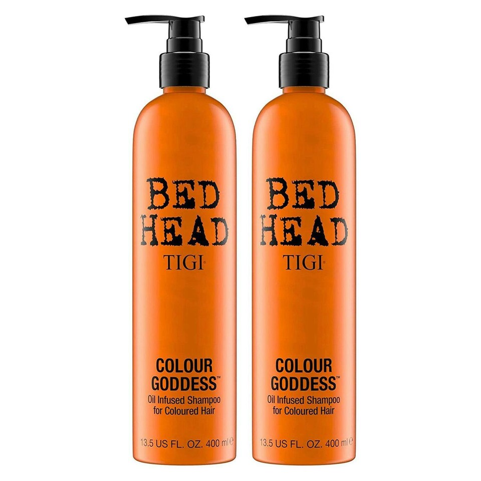 image 1 of Bed Head by TIGI Colour Goddess Shampoo for Coloured Hair 400ml, 2pk