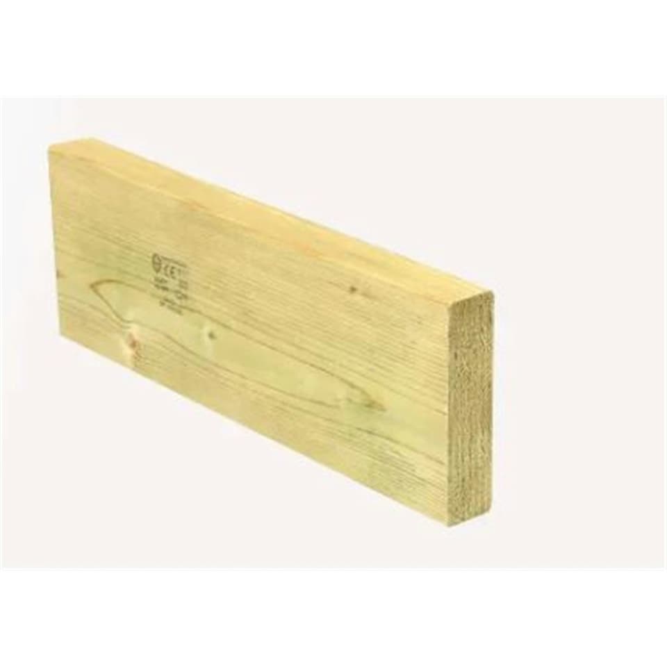 PACK OF 15 (Total 15 Units) - MT Premium C24 Treated Kiln Dried Regularised Carcassing - 47mm x 175mm x 4800mm Length