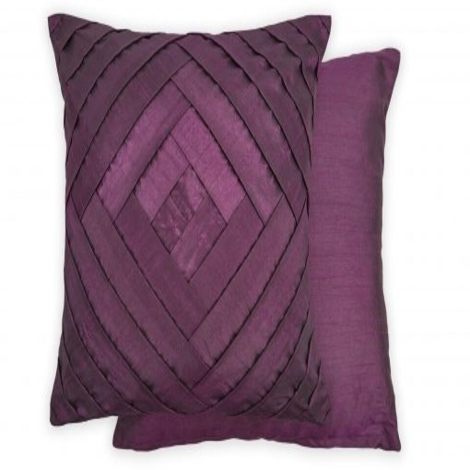 image 1 of Gio Cushion Cover 43cm x 43cm Plum Purple | Purple