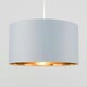 image 2 of ValueLights Reni Warm Grey And Gold Ceiling Pendant Shade