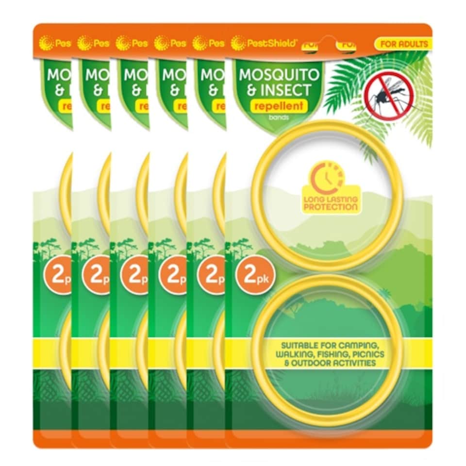 image 1 of Citronella Bands | Yellow | 6 - Yellow | 12 Bands | 6