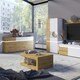 image 3 of Luci 6 Door Cabinet (including LED lighting) in White and Oak