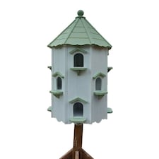 Washbrook Traditional English Dovecote, Birdhouse for Doves or Pigeons | Green | One Size