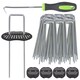 image 1 of Harbour Housewares 40pc Weed Membrane Fixing Set with Removal Tool - 15cm