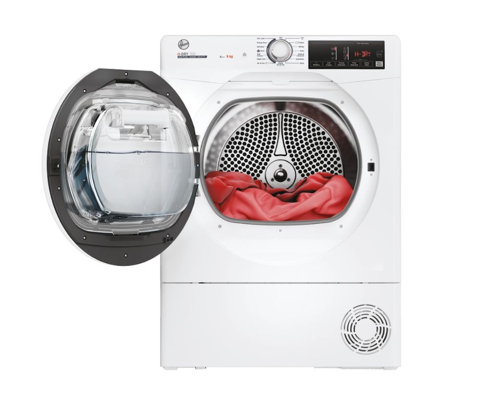 image 1 of Hoover HRE H9A3TE80N 9KG Heat Pump Tumble Dryer - White