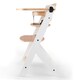 image 5 of Kinderkraft Enock High Chair for Baby and Toddler - Natural White