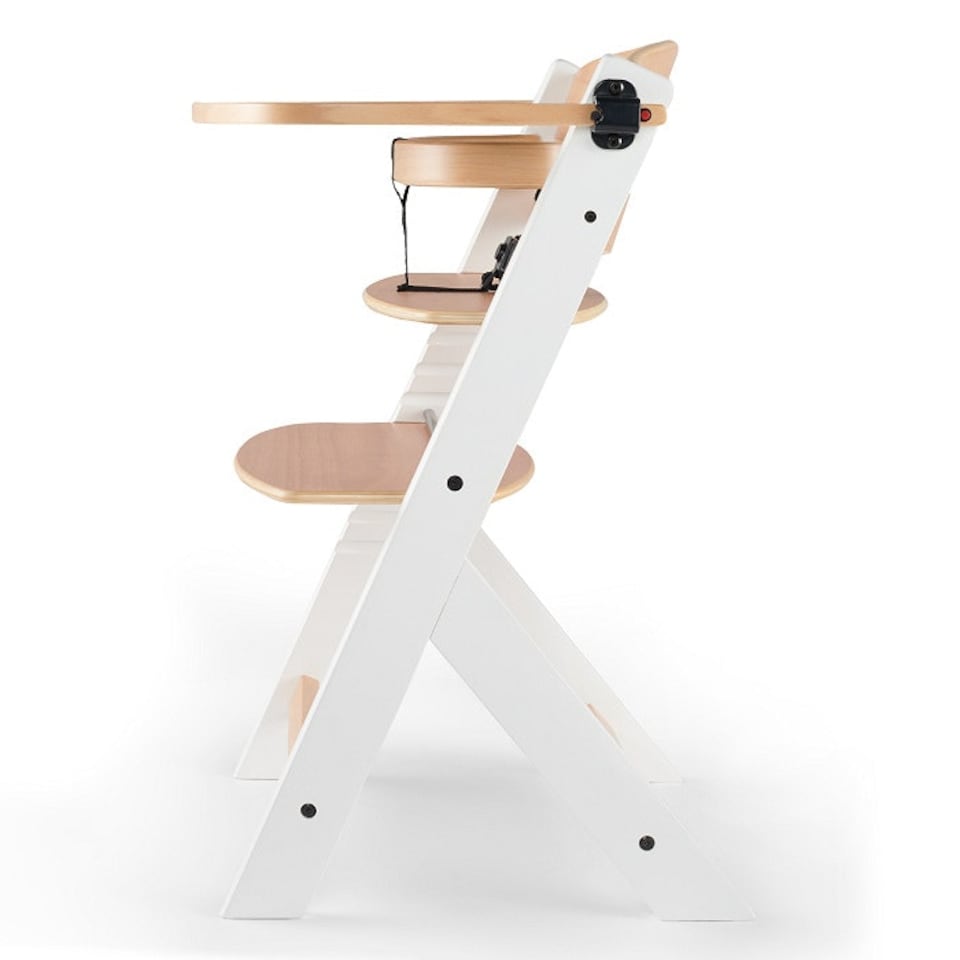 image 1 of Kinderkraft Enock High Chair for Baby and Toddler - Natural White