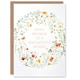 image 1 of Simple Delicate Elegant Floral Circle Mummy Birthday Card