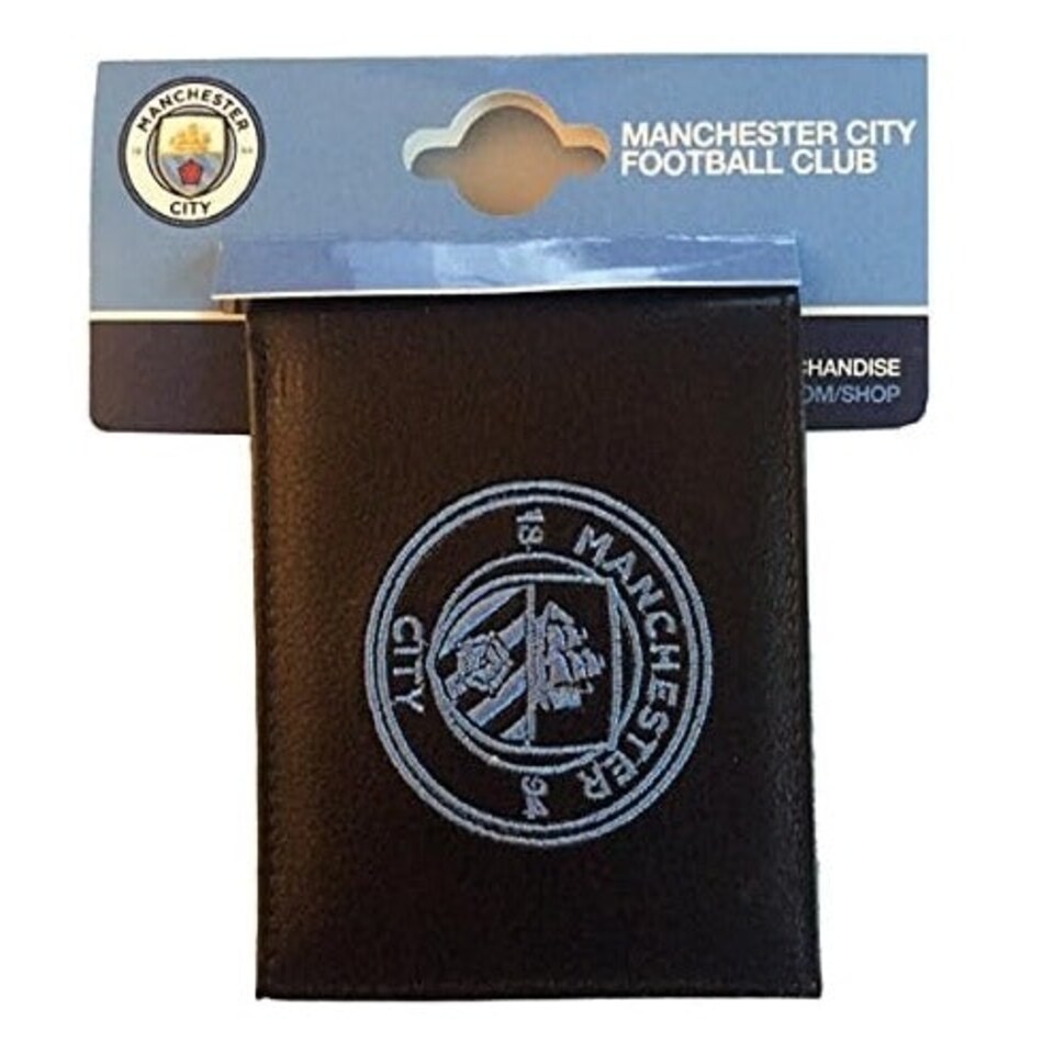 image 1 of Manchester City FC Embroidered Wallet Black