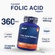 image 5 of Zipvit Folic Acid 400mcg, Pregnancy, Blood & Energy Support, 360 Vegan Tablets, 12-Month Supply
