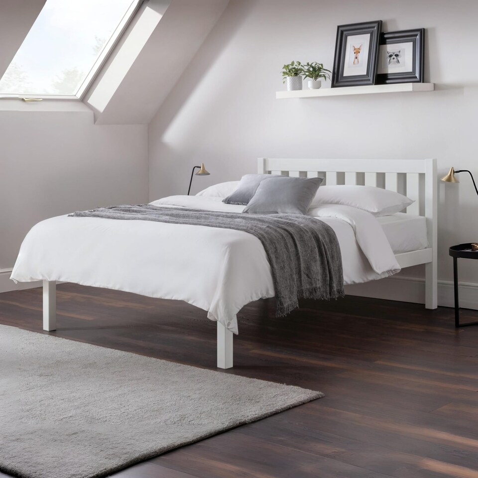 image 1 of Jade Bed - Surf White -  Double (135cm)