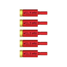 Wiha Electric Easytorque Adapter Set, 5 Piece - Multi Colour - One Size