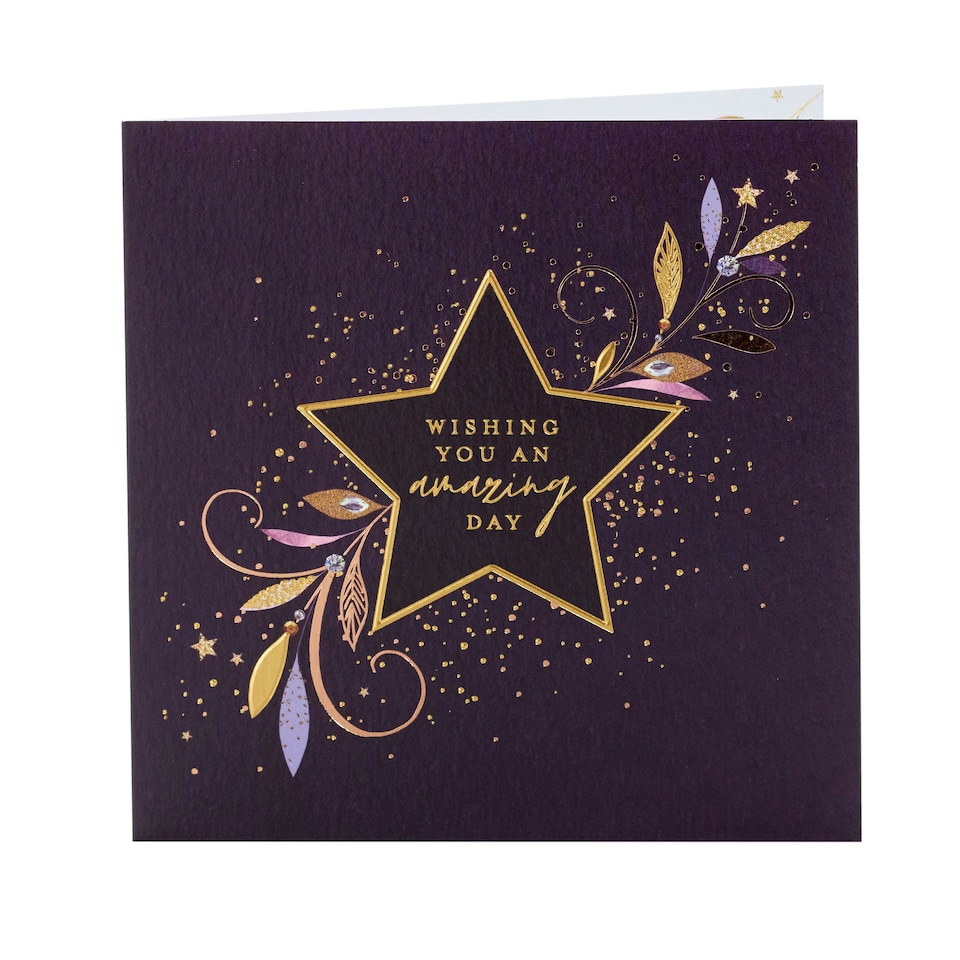 image 1 of Birthday card - LUMIERE Star