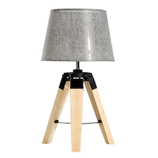 HOMCOM Tripod Table Lamp Living Room Night Lighting Bedside Desk Decor