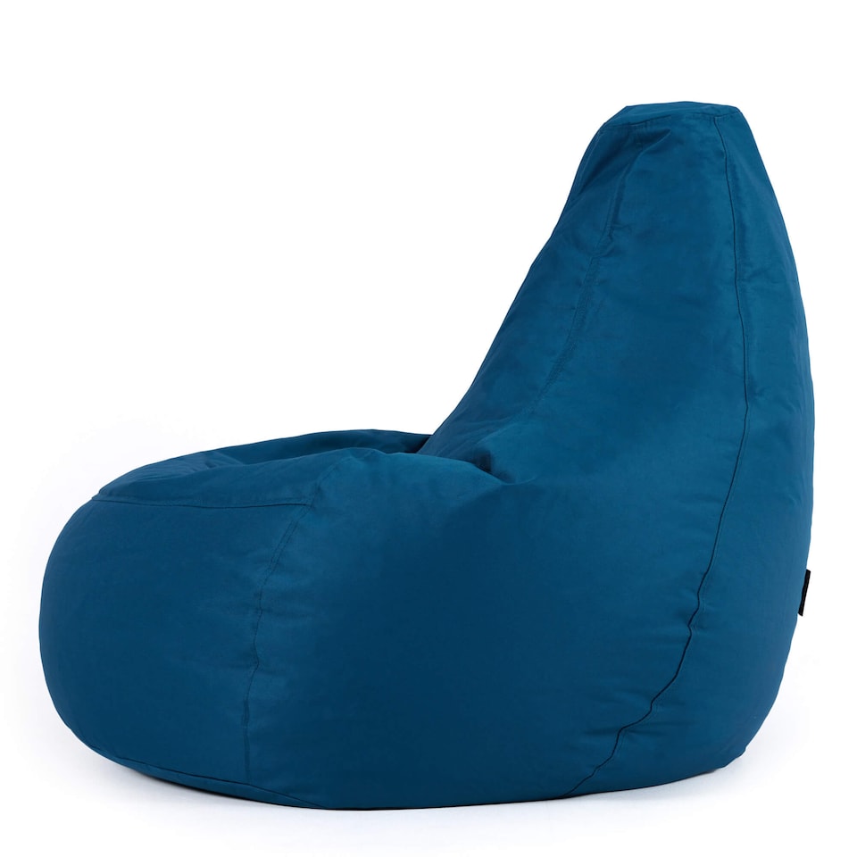image 1 of Dalton Medium Beanbag Corduroy Teal Set of 2