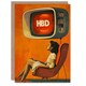 image 1 of Retro Future Tv Lady Living Room HBD Woman Her Birthday Card