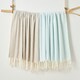 image 4 of Aisling Marl Faux Mohair Throw - Super Soft, Stylish Tasselled Blanket Grey | Chateau Grey