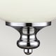 image 4 of Parkman 1 Light Small Globe Ceiling Pendant Polished Nickel, E27