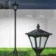 image 7 of Outsunny Outdoor Garden Solar Light with Base Freestanding Energy-saving Optical