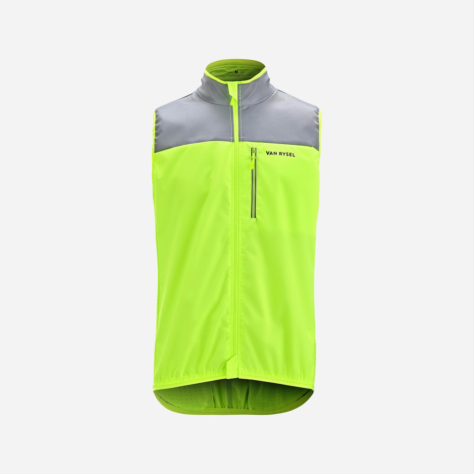image 1 of Decathlon Men's Hi-Viz Cycling Jacket