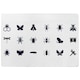 image 1 of Insect icons (Rug) White | L