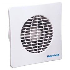 Vent Axia 436535 BAS150SLT Axial Extractor Fan with Timer 6 Inch 150mm