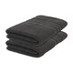 image 1 of Nicola Spring Cotton Bath Towels - 135cm x 70cm - Charcoal - Pack of 2