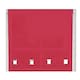 image 1 of 60cm Red Square Eyelet Edge Roller Blind Red | Red
