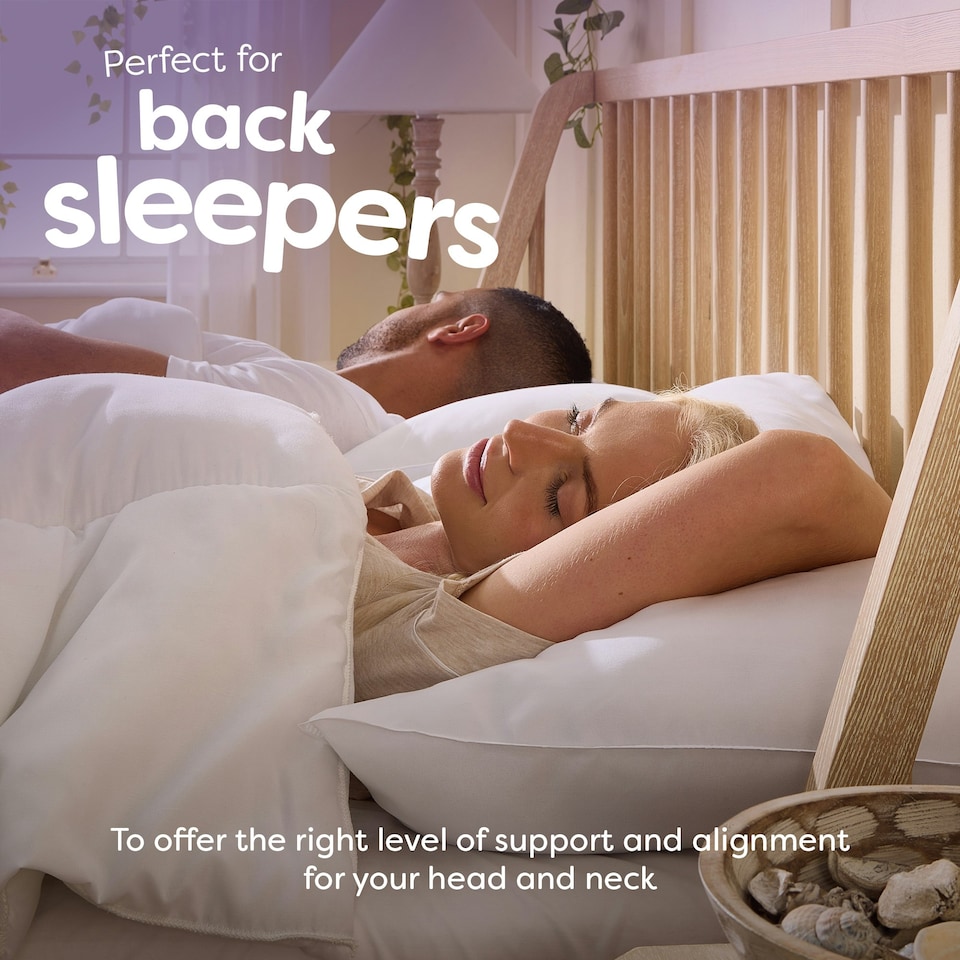 image 1 of Slumberdown Climate Control Pillow, Medium Support, 2 Pack