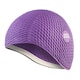 image 1 of Ladies Bombastic Swimming Cap | Long Hair Soft Latex Comfortable Fit Cap | Purple | Purple | One Size | 1