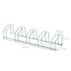 image 5 of HOMCOM Bike Parking Rack Bicycle Locking Storage Stand for 5 Cycling