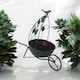 image 4 of Garden Planter - Metal - L19 x W34 x H36 cm - Green