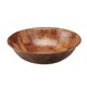 image 1 of Apollo Wood Woven Serving Bowl | Brown | Brown | 1
