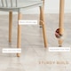 image 3 of HOMCOM Dining Table and Chairs Set with Wood Legs for Small Spaces