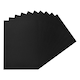 image 1 of Pack of 50 A5 Coloured Card 160gsm Sheets | Black | Black | A5 | 1