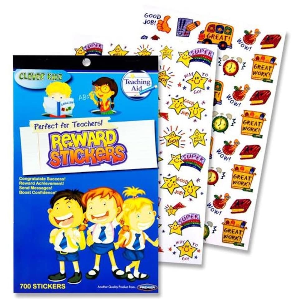 image 1 of Book of 700+ Teachers Reward Stickers by Clever Kidz