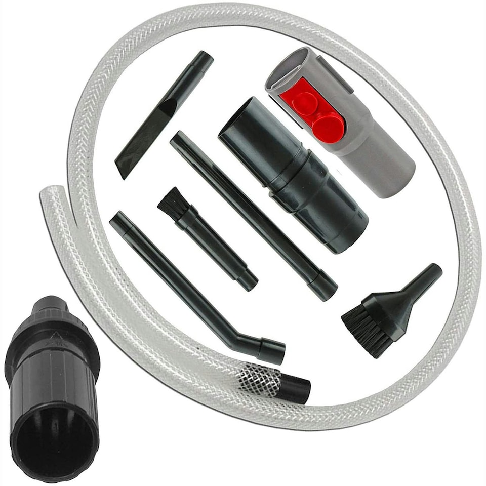 image 1 of SPARES2GO Micro PC Desk Cleaning Kit for Dyson V7 V8 V10 V11 V15 Cordless Vacuum Cleaners
