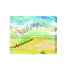 Yellow Beach (Canvas Print) 12" x 18"