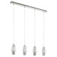 image 10 of Stephie 4 Light Ceiling Light Bar Satin Nickel
