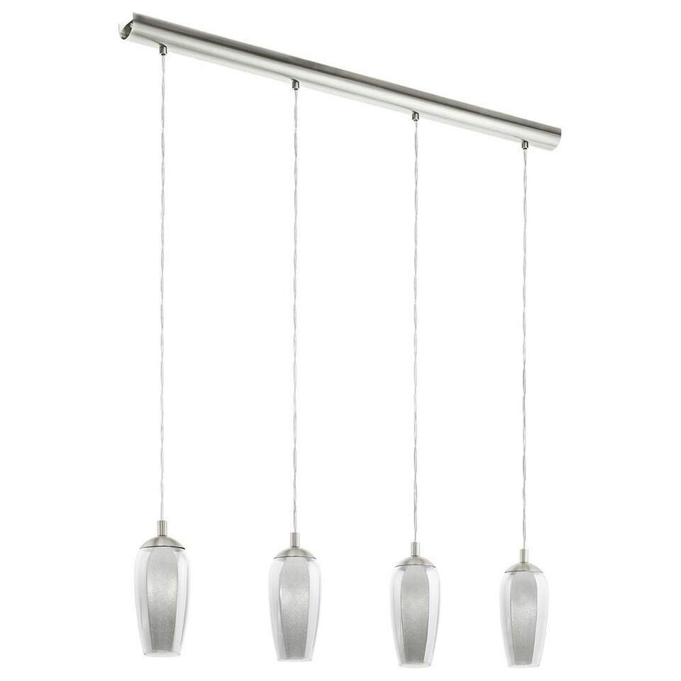 image 1 of Stephie 4 Light Ceiling Light Bar Satin Nickel