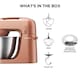 image 3 of Kenwood 800w Kenwood Go Stand Mixer Clay Red