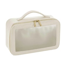 Bagbase Boutique Clear Toiletry Bag - Oyster - One Size