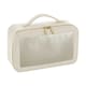 image 1 of Bagbase Boutique Clear Toiletry Bag - Oyster - One Size