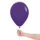 image 2 of Fashion Solid Violet Purple Sempertex Biodegradable Latex Balloons 30cm / 12 in - Pack of 50 Purple