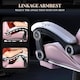 image 5 of Rattantree Ergonomic Gaming Chair Massage Lumbar Footrest Leather Swivel 150 Kg Capacity