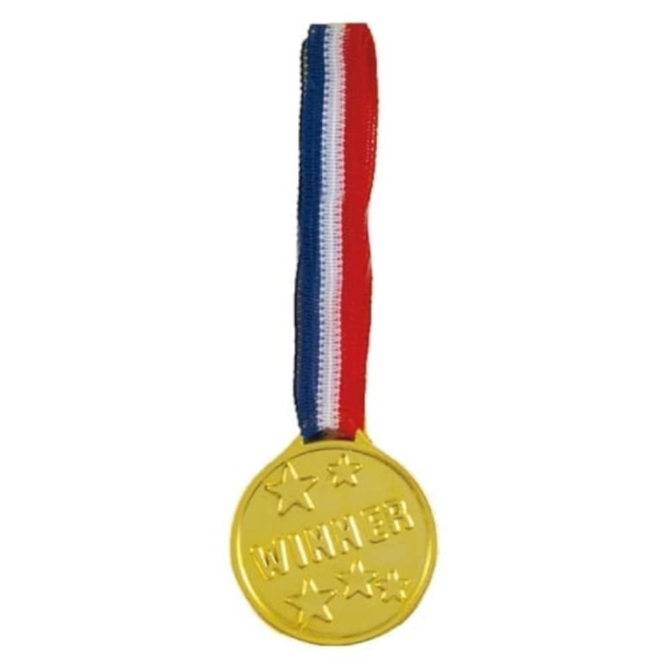 Gold Plastic Winners Medal