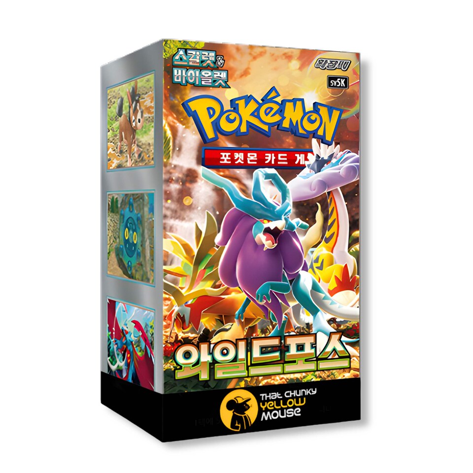 image 1 of Pokemon Cards Temporal Forces, Korean Wild Force - Booster Box including 30 Pokemon Booster Packs - TCYM Product