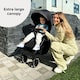 image 7 of MB160 Pushchair - Black Leopard
